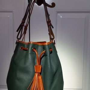 Dooney & Bourke Pebble Leather Bucket Purse